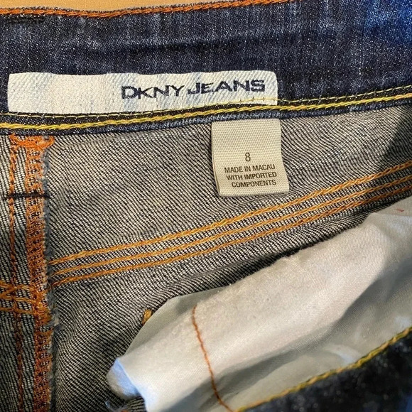 DKNY East Side Jeans Faded Blue Denim Size 8 - Picture 7 of 12